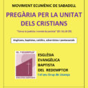 Pregària per la unitat dels cristians